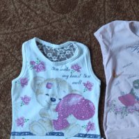 Потниче и блузка за 2 год. принцеса, снимка 2 - Бебешки блузки - 40621749