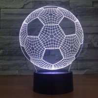 3D лампа футболна топка, снимка 6 - Футбол - 42084936