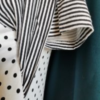 Стилна блуза в черно и бяло, снимка 4 - Ризи - 37544166