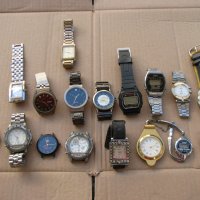 Кварцов и електронен часовник-17бр, снимка 1 - Антикварни и старинни предмети - 30130944
