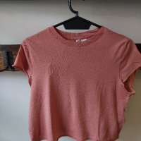 Розова тениска, снимка 1 - Тениски - 42745850
