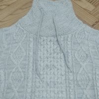 Зимен пуловер с яка, снимка 3 - Пуловери - 42880197
