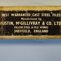 Пила за метал триъгълна 150-200mm Austin McGillivray&CO steel files, снимка 2 - Други инструменти - 40143371
