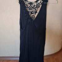 Оригинална спортна черна рокля GUESS JEANS,  тип балон , снимка 3 - Рокли - 37481559
