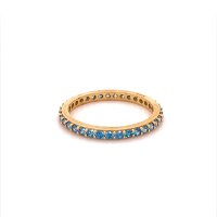 Златен дамски пръстен 1,62гр. размер:55 14кр. проба:585 модел:16519-5, снимка 2 - Пръстени - 40748082