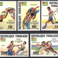 Чисти марки Спорт Олимпийски игри Лос Анжелис 1984 от Того, снимка 1 - Филателия - 37119028