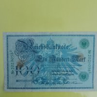 100 германски марки 1908, снимка 1 - Нумизматика и бонистика - 42230281