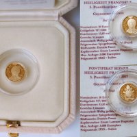 10 евро Ватикана златна монета "Доказателство за кръщене" 2017, снимка 1 - Нумизматика и бонистика - 42274546