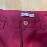 Червен панталон , снимка 3 - Панталони - 38864299