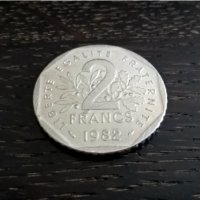 Монета - Франция - 2 франка | 1982г., снимка 2 - Нумизматика и бонистика - 29306013