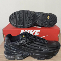Nike AirMax Plus Black Leather 3 / Outlet, снимка 2 - Спортно елегантни обувки - 44667792