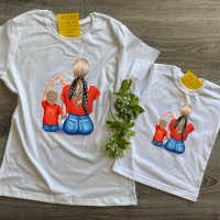 ПРОМОЦИЯ на еднакви тениски за майка и дете, снимка 15 - Детски комплекти - 37482428