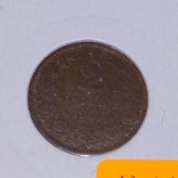 Рядка монета - 2 стотинки 1901 година за колекция - 17736, снимка 3 - Нумизматика и бонистика - 31269366