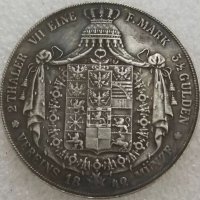Монета Прусия 1 Талер (3 1/2 Гулдена) 1842 г. - Реплика, снимка 2 - Нумизматика и бонистика - 38102954