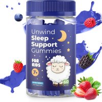 Unwind Sleep Gummies за подпомагане на съня, детски бонбони за сън - 60 броя, снимка 1 - Хранителни добавки - 44496990