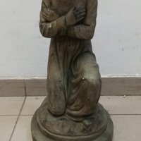 Гипсова статуетка Дева Мария, снимка 4 - Антикварни и старинни предмети - 31596901
