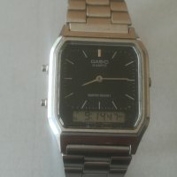 Ретро часовник CASIO AQ - 230. Japan. Vintage. Dual time. Ana-digi , снимка 6 - Мъжки - 42625295