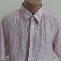 Мъжка риза с къс ръкав от лен Eton® , снимка 2 - Ризи - 25435379