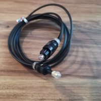 Аудио оптичен кабел с мъжки Toslink конектор и мъжки 3.5мм оптичен жак , снимка 2 - Други - 31245163