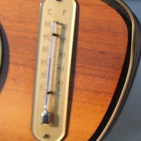 Немски барометър с термометър , снимка 5 - Антикварни и старинни предмети - 36890519