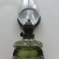Стара газена лампа, /№5/ комплект със стъклото., снимка 2 - Антикварни и старинни предмети - 44930812