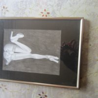 Уникална рисувана картина Еротика , снимка 2 - Картини - 32089300