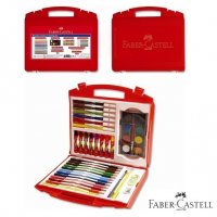 Рисувателен комплект Faber-Castell в куфарче, снимка 1 - Други - 29601049