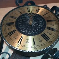 часовник с махало от ковано желязо-70х20см-внос швеицария, снимка 7 - Колекции - 30143549