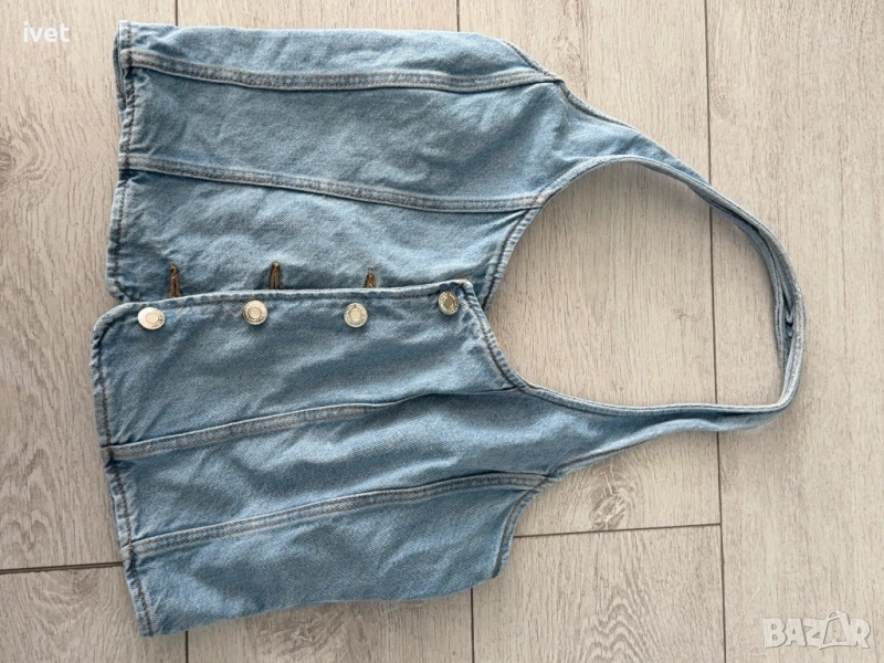 Denim Топ тип Корсет, снимка 1