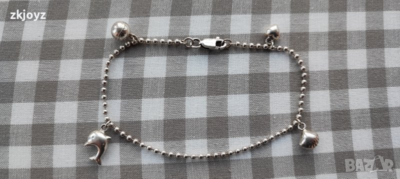 СРЕБЪРНА ГРИВНА с ЕЛЕМЕНТИ 4.60 ГРАМА/ ПРОБА 925, снимка 1