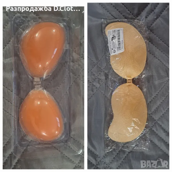  залепящ силиконов сутиен 2 бр, снимка 1