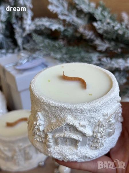 Коледна свещ “Зимна Приказка”, снимка 1