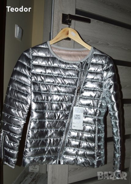 НОВО сребристо яке, снимка 1