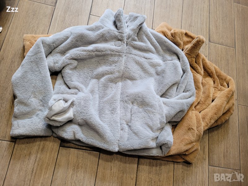 Пухкаво дамско яке с ефектни джобове!, снимка 1