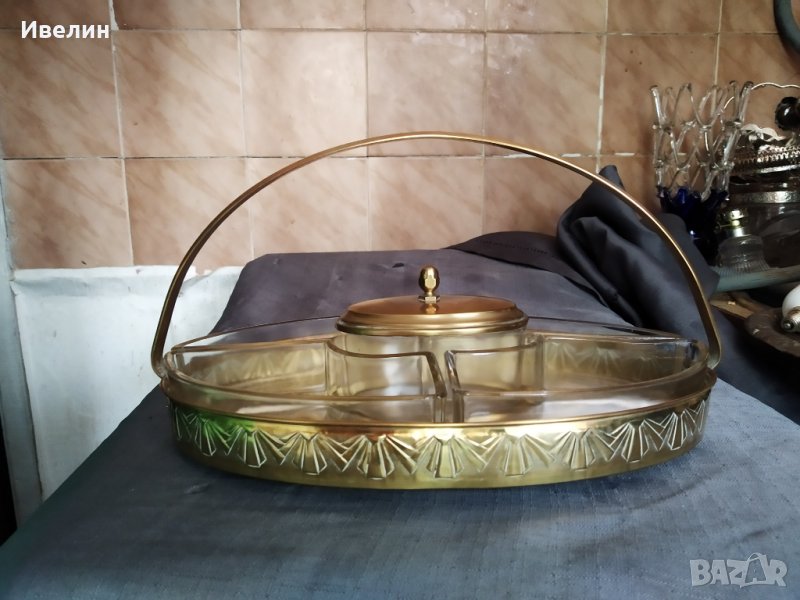 купа за ядки арт деко, снимка 1