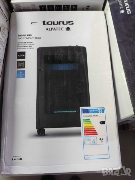 Газов отоплител Taurus Tropicano Compact Blue Flame, 3 нива на мощност, 4200W, снимка 1