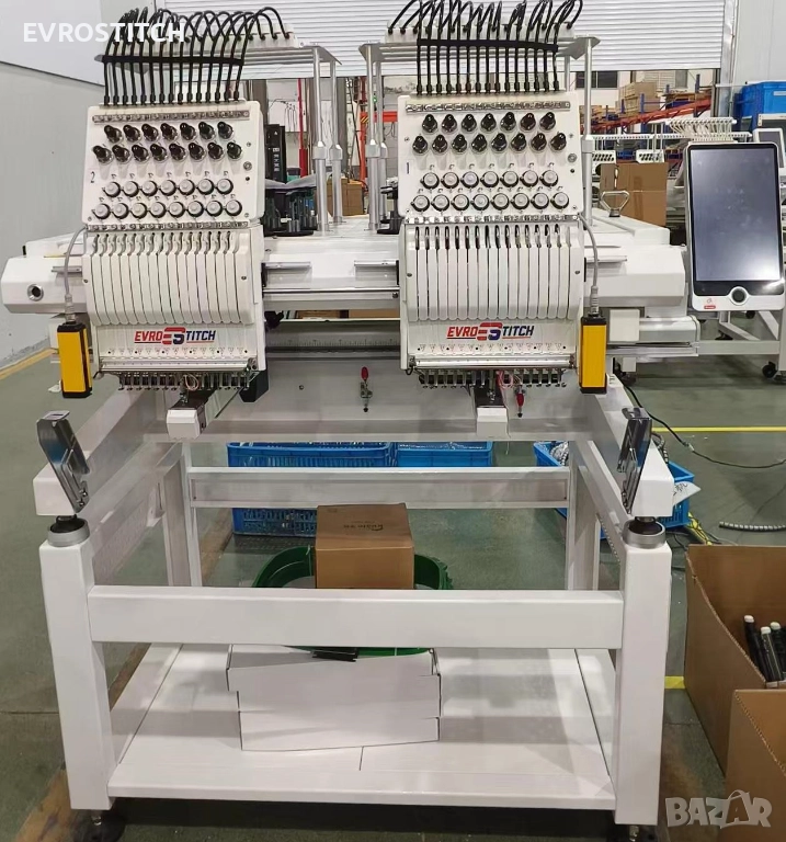 бродировъчна машина ДВУГЛАВА, 50x40см, МАРТ 2026, снимка 1