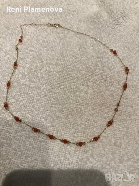 Златно синджирче с камъни, снимка 1