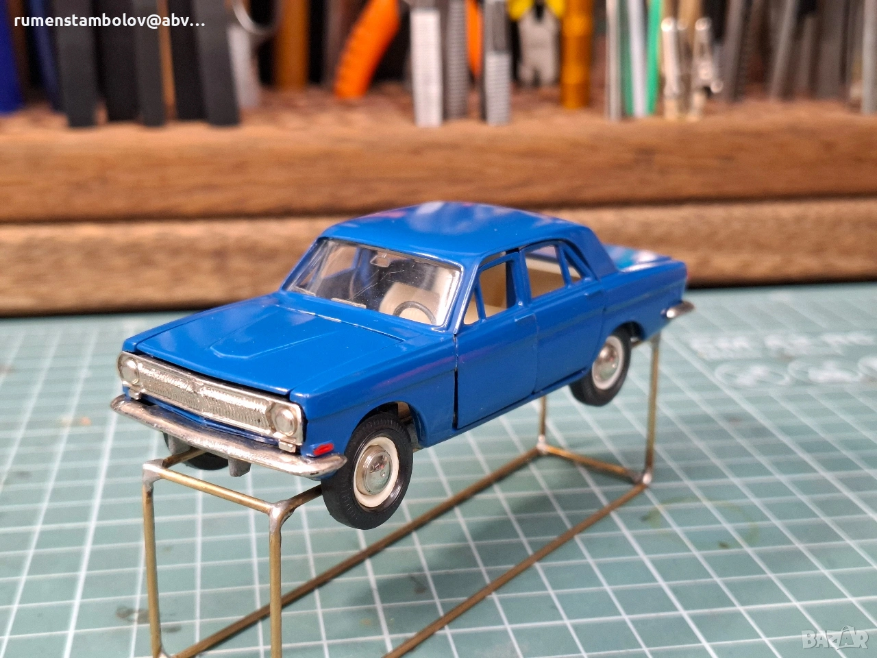 Волга Газ 24, А14, 1:43. Саратов, Тантал, Радон, снимка 1