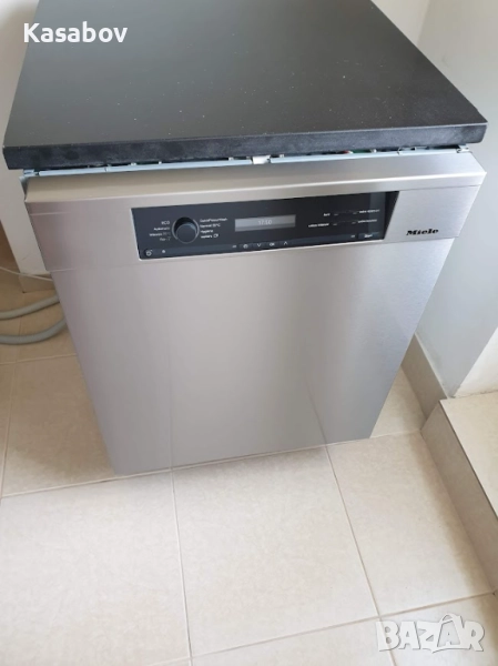 LED Wi-Fi Черно Инокс Miele Auto Open Съдомиялна - Частично Вграждане, снимка 1