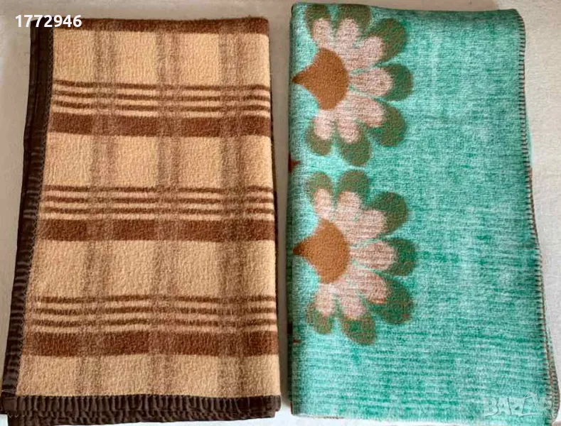 Вълнено одеяло, двулицеви одеала, снимка 1