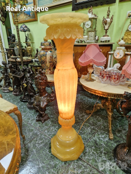 Превъзходна изключително красива антикварна светеща каменна колона , снимка 1