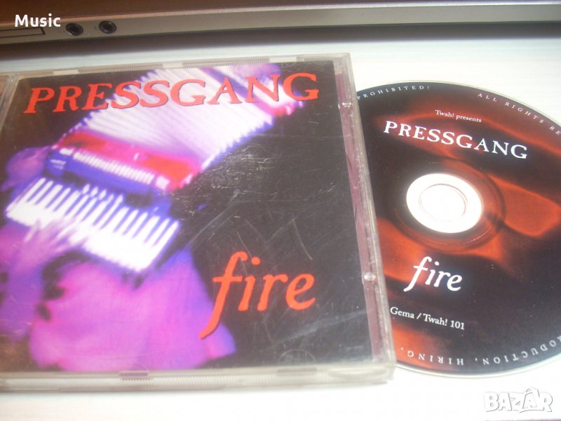 Pressgang - Fire - оригинален диск, снимка 1