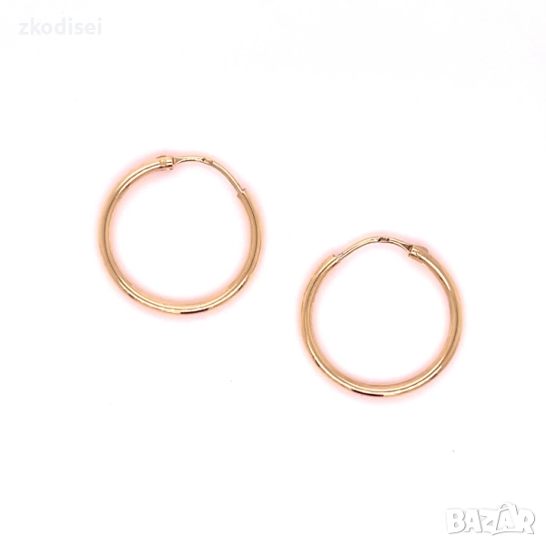 Златни обеци 1,05гр. 14кр. проба:585 модел:34462-6, снимка 1