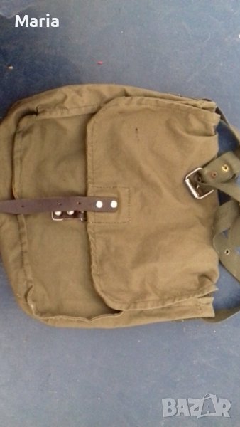 раница ретро от брезент, снимка 1