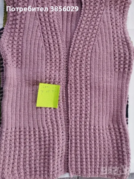 ръчно плетен елек, снимка 1