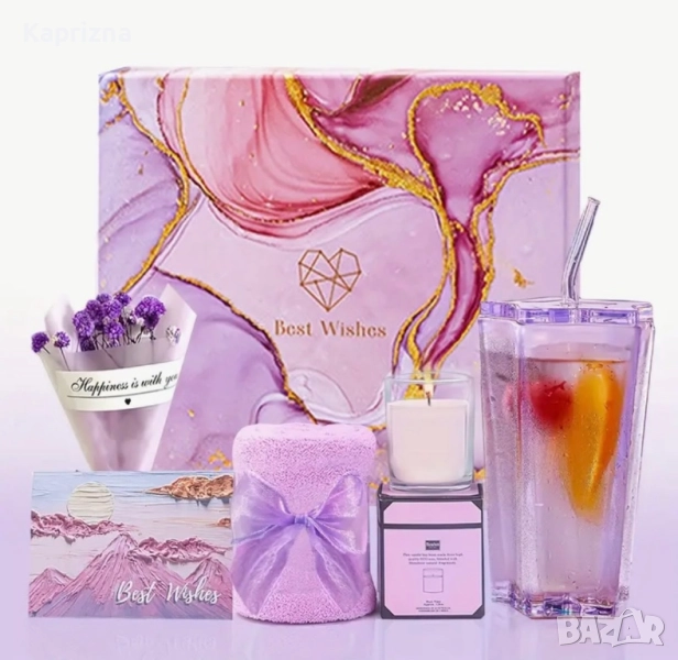 Луксозен комплект в розово, снимка 1