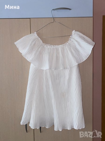 Бяла рокля Zara, снимка 1