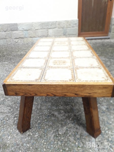 Ретро дъбова холна маса масив , снимка 1