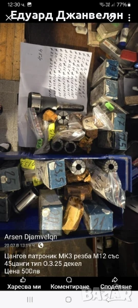 цангови патронници Морз 3,4,5, снимка 1